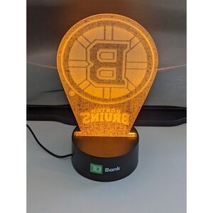 New In Box 2025 Promotional Boston Bruins Hockey Desk Light LED Lamp TD Bank USB